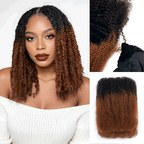 QVR 1 PC Afro kinky Bulk Hair Extensions For Braiding Dreadlock Human Hair