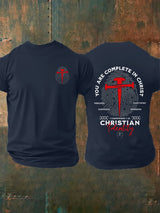 Men's  You Are Complete In Christ Christian  T-Shirt