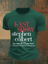 🔥Buy 3 Get 15% Off🔥Men's Retro Last Show Print T-Shirt