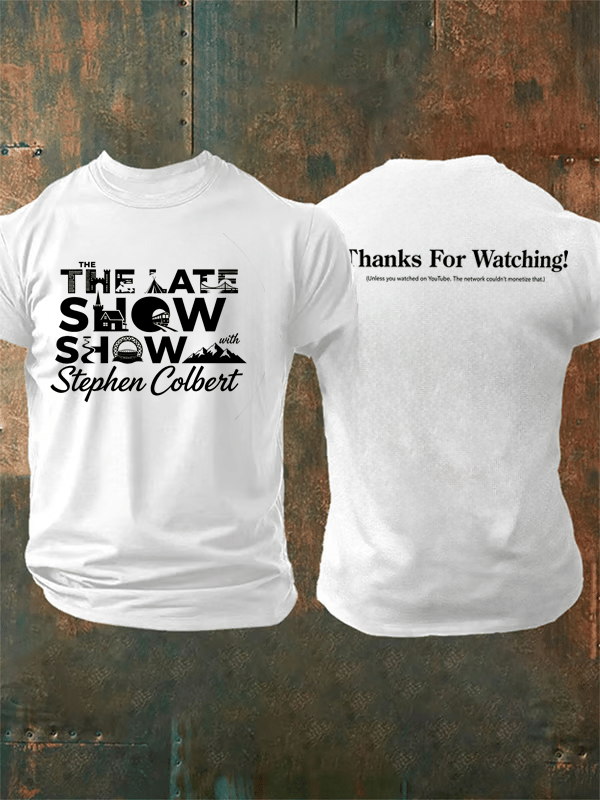 🔥Buy 3 Get 15% Off🔥Men's Retro Last Show Print T-Shirt