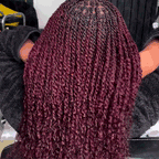 QVR Mix #1B/99J Color Afro Kinky Bulk Human Hair For Braiding Dreadlock Hair