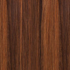 QVR Highlight #P4/30 9PCS Weft Clip In Hair Extensions Volumizer #P4/27 Straight Clip In Human Hair