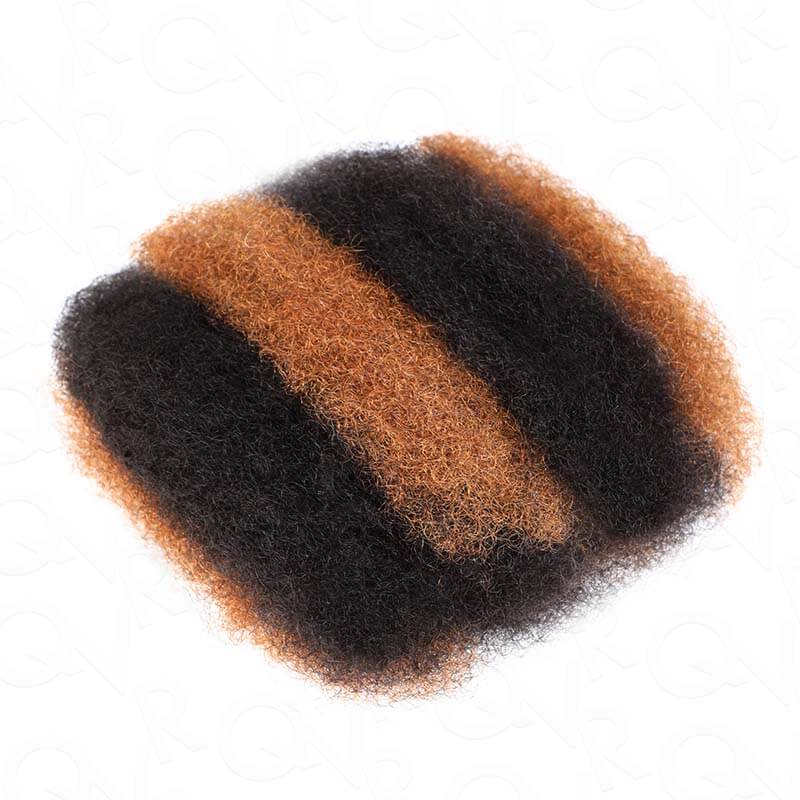 QVR Multi-Color Combo Afro Kinky Bulk Human Hair For Braiding Dreadlock