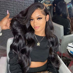 QVR Glueless Pre-cut 4x6 HD Lace Closure Body Wave Wigs Wear and Go Wig For Beginners