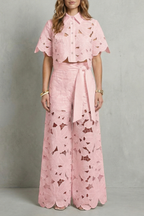 Bellarisse – Embroidered lace elegance – Top and skirt set