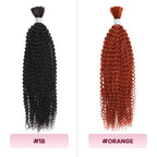QVR Kinky Curly Bulk Hair Extensions for Boho Knotless Braiding