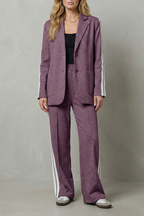 Elvaris – Sporty tailored contrast – Two piece set