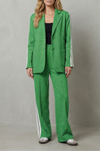 Elvaris – Sporty tailored contrast – Two piece set