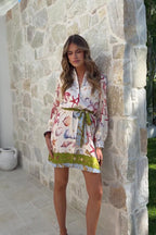 Long Sleeve A-Line Resort Dress