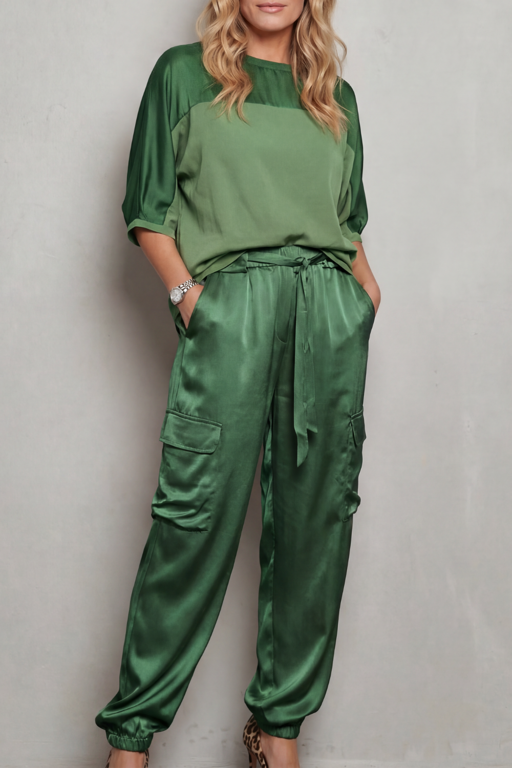 Finley – Silky Cargo - Lounge Set