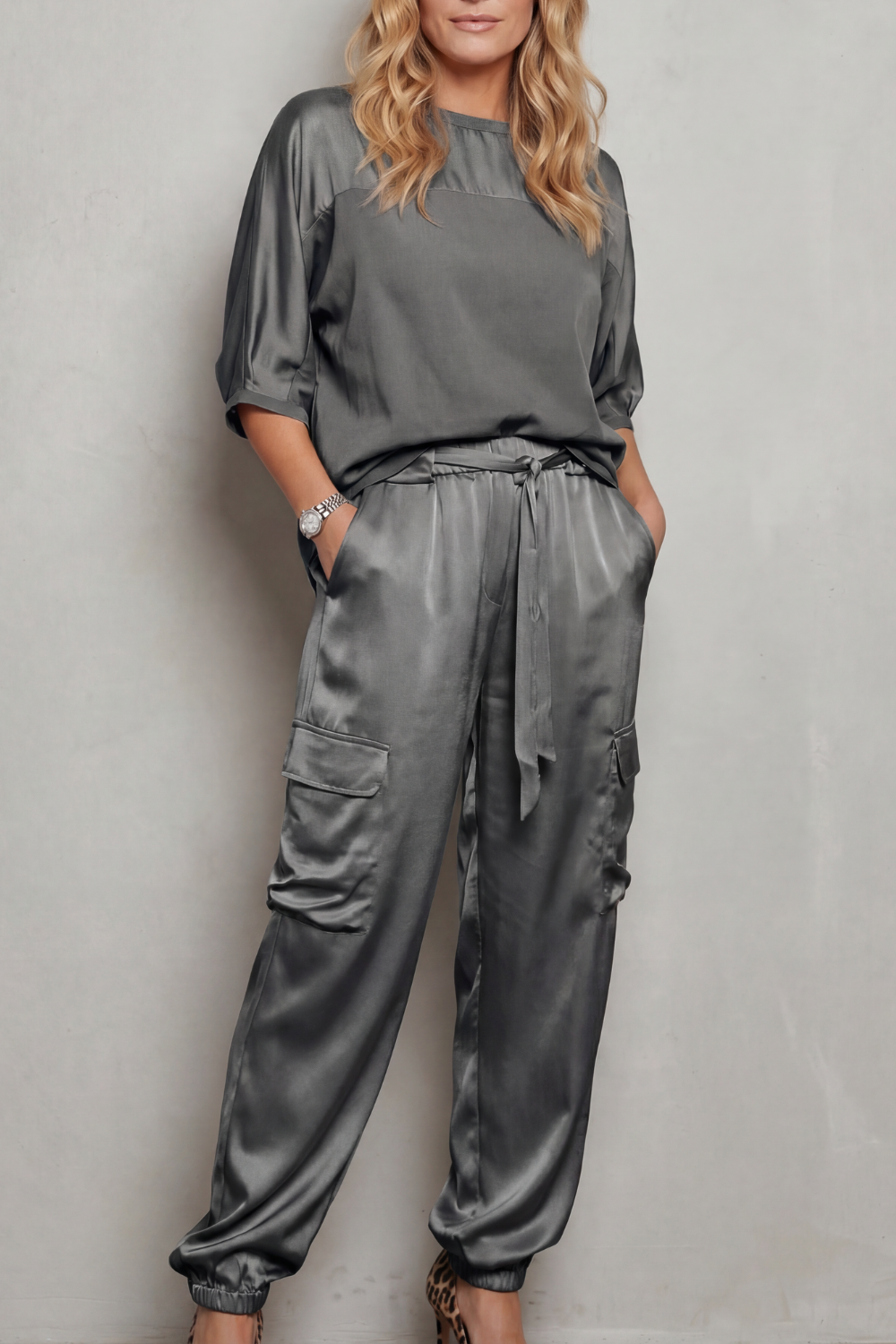 Finley – Silky Cargo - Lounge Set