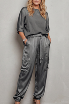 Finley – Silky Cargo - Lounge Set