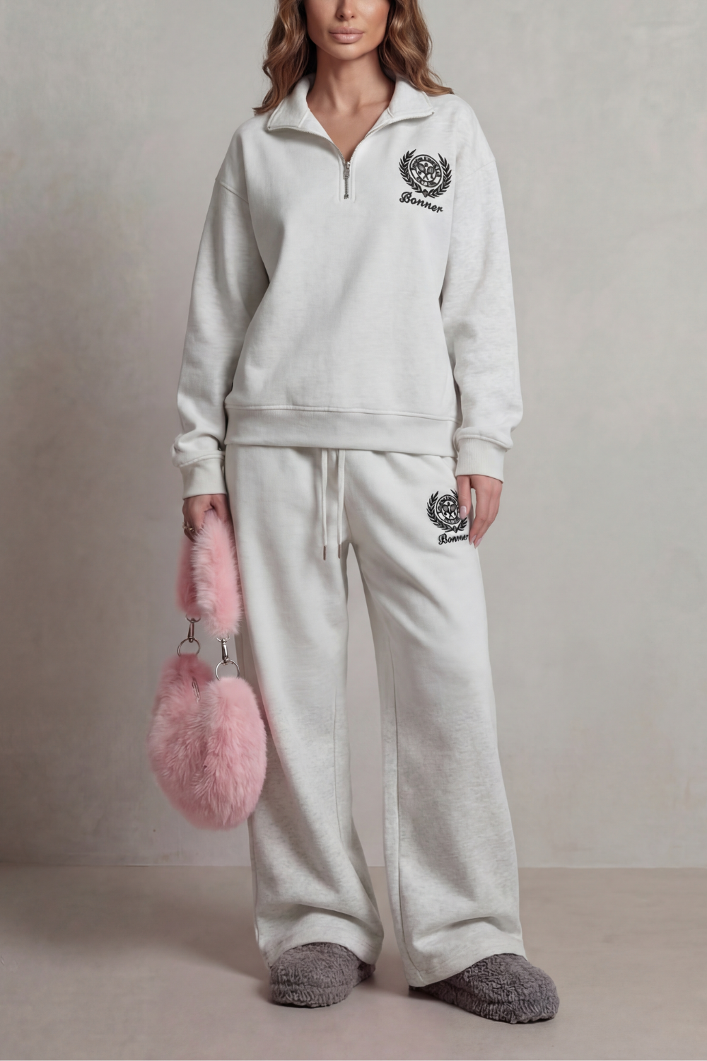 Florevée – Embroidered crest – Zip lounge set