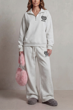 Florevée – Embroidered crest – Zip lounge set