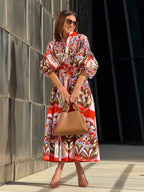 Dress Phoebe Print Red