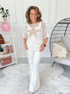 Star Of The Show Crochet Top- Final Sale