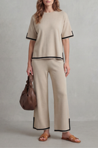 Jeah – Chic Contrast Trim – Lounge Set