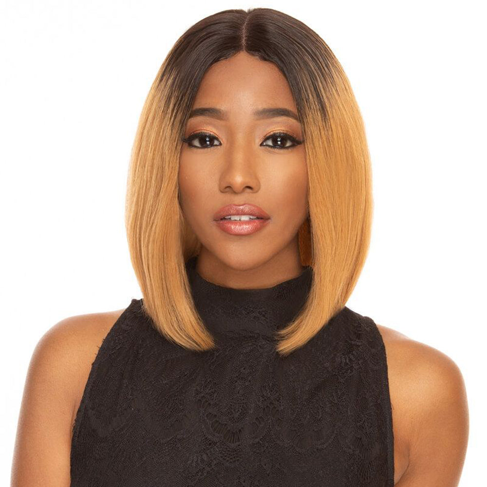 QVR Lace Front Human Hair Wigs 10" Bob Wig | LYNA
