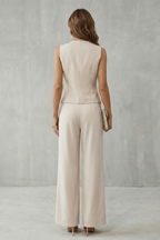 Miralune – Tailored minimal elegance – Vest set