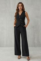 Miralune – Tailored minimal elegance – Vest set