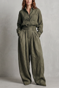 Savrielle – Relaxed neutral tailoring – Two-piece set