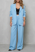 Talia – Elegant Wide-Leg Pantsuit Set – Two-Piece Power Look
