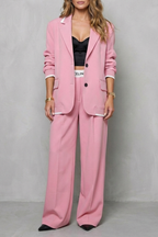 Talia – Elegant Wide-Leg Pantsuit Set – Two-Piece Power Look