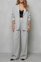 Talia – Elegant Wide-Leg Pantsuit Set – Two-Piece Power Look