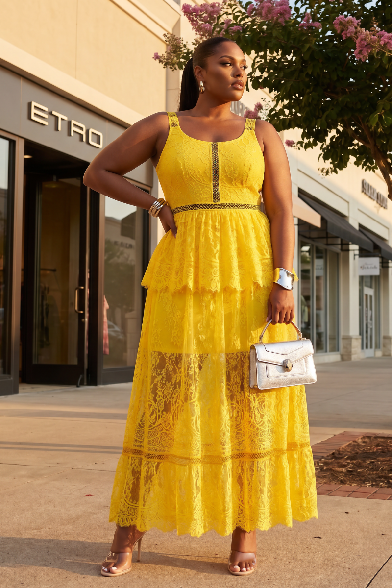 Lacey Chantilly Dress