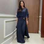 Hermione™ Jumpsuit Set with a Sheer Overlay