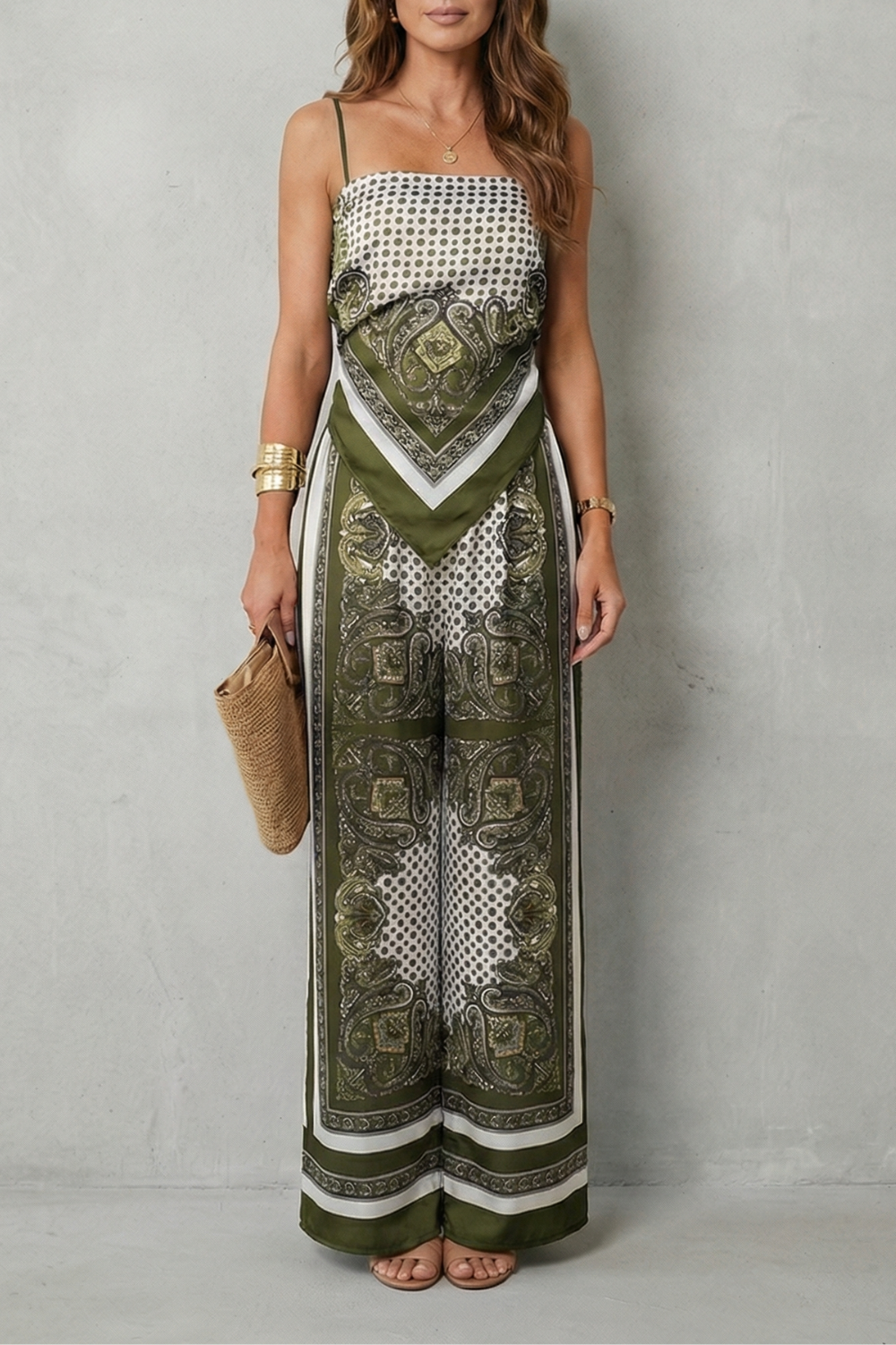 Zafloria – Ornate printed flow – Two piece set