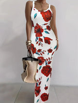 Women's Random Print Bodycon Dress