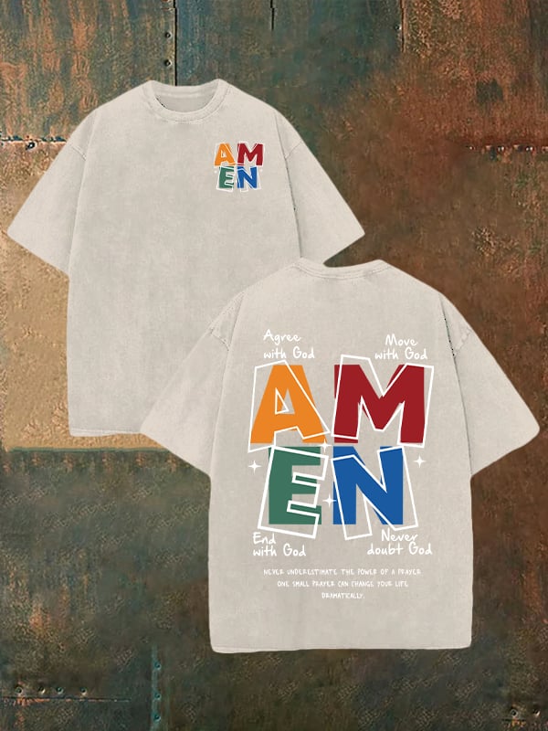 Unisex  AMEN  Washable T-shirt
