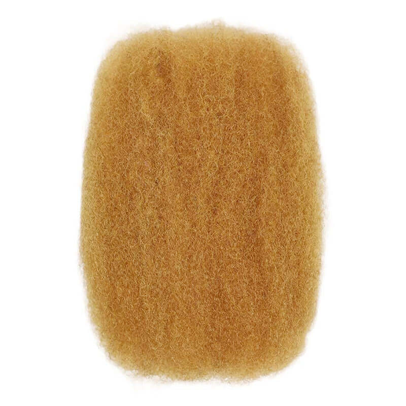 QVR Honey Blonde Color Afro kinky Bulk Hair Extensions For Braiding Dreadlock Human Hair