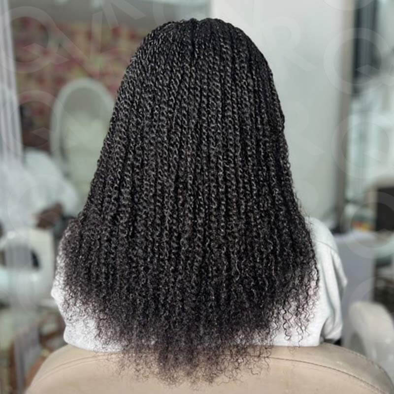QVR Brazilian Remy Hair Afro kinky Bulk Human Hair For Braiding Dreadlock Hair