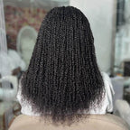 QVR Brazilian Remy Hair Afro kinky Bulk Human Hair For Braiding Dreadlock Hair