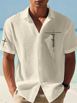 Men's Faith Print Waffle Shirt