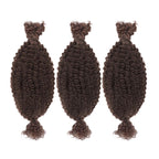 QVR Spring Twist Hair Dark Brown #4 Color Type 3C 4A Hair Extensions