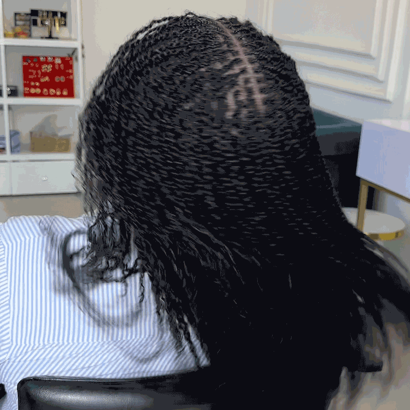 QVR 1 PC Afro kinky Bulk Hair Extensions For Braiding Dreadlock Human Hair