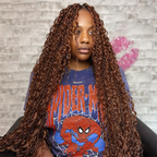 QVR Boho Braids Burmese Curly Hair Bulk For Braids Chocolate Brown Human Hair Extensions