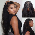 QVR Body Wave Bulk Hair Extensions for Boho Knotless Braiding