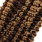 QVR Highlight P4/27 Kinky Curly Bulk Hair Extensions for Boho Knotless Braiding