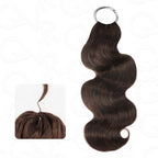 QVR Soft Feather Crochet Hair 3 Packs Small Kinky Curly Machine Made Human Hair Extension