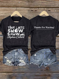 🔥Buy 3 Get 15% Off🔥Women's Retro Last Show Tree Print T-Shirt