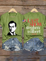 🔥Buy 3 Get 15% Off🔥V-Neck Retro Last Show 05.21.2026 Print T-Shirt