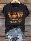 Women'S Casual Faith Short Sleeve T-Shirt