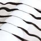 QVR Soft Deep Wave Feather Crochet Braid Natural Black Human Hair Extensions