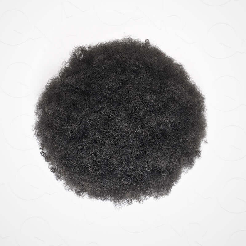 QVR Drawstring Ponytail Extension Afro Puff Human Hair Ponytail Hairstyle
