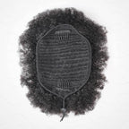 QVR Drawstring Ponytail Extension Afro Puff Human Hair Ponytail Hairstyle