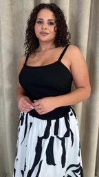 Jersey Cami Maxi Dress Mono